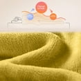 thumbnail image 4 of LSLJS Fleece Blanket Super Soft Warm Fuzzy Cozy Anti-Static Throw Blanket Solid Color Comfort for Nap Sofa Room Home Washable All-Season Use Gift Women Men, Blanket 52x40", 4 of 5
