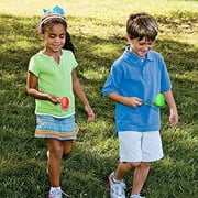 11 Set Easter Outdoor Party Games for Kids Adults Family 4 Kind Lawn Game Include Bunny Potato Sack Race Bags,Egg Spoons Game, Inflatable Ring Toss,Legged Race Bands Easter Outside Carnival Game