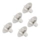 thumbnail image 1 of 5Pcs Conectores de codo para manguera de drenaje de aire acondicionado con anillo de goma para unidades mini-split y unidades de aire acondicionado de ventana 25mm, Blanco, 1 of 6