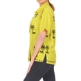 thumbnail image 2 of HAPPY BAY Women's Casual Short Sleeve Blouse Shirt Solid Blouses Button Up Dress Tee Shirts Hawaiian Tops for Women L plus-size Mustard_X520, 2 of 4