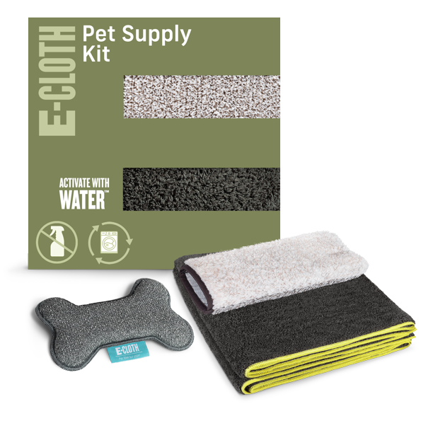 ECloth Pet Supply Kit, Premium Microfiber Pet Cleaning Products for