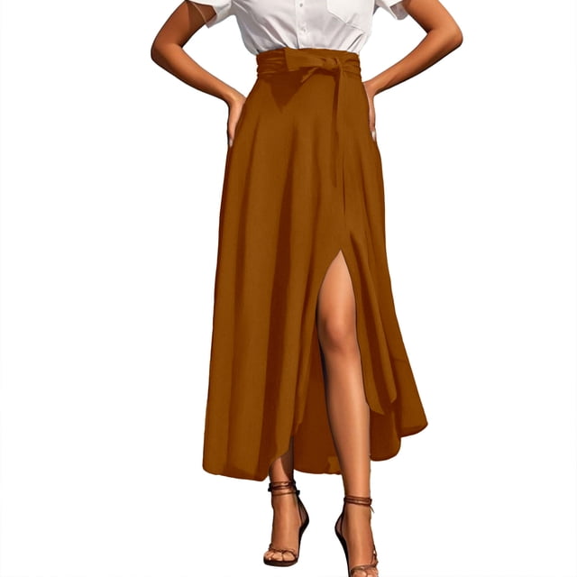 Vaqueros elásticos de cintura media y pierna ancha para mujer - Pantalones vaqueros informales de poliéster, XS-XXL