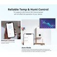 thumbnail image 5 of Interruptor inteligente WiFi inalámbrico TH Elite 16A con medición de temperatura y zumbido para Smart Home, compatible con Alexa, Google Home, IFTTT, control remoto a través de la aplicación, no requ JFHHH pequeña, 5 of 5