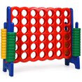 thumbnail image 1 of Gymax Jumbo 4-to-Score Game Set  4 in A Row Kids Adults w/ 42 Jumbo Rings, 1 of 5