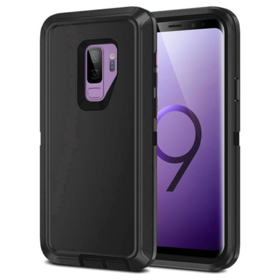 Heavy Duty Rugged Case for Galaxy S9 (BLACK)