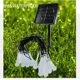 thumbnail image 3 of ZHAOCHENG Luz Solar Exterior, ZVO 30 LED 6.3M Luz Solar de Gota de Agua para Exteriores e Interiores, Lámpara Decorativa Impermeable para Jardín, Árboles, Fiestas de Navidad, Terraza (Blanco), 3 of 5