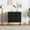 black, variant on Studyset 31.5" Modern Sideboard Buffet Cabinet with Storage, Credenza Console Table Wood Accent Storage Cabinet with Doors & Adjustable Shelf, Console Table for Dining Room Living Room Hallway