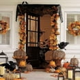 thumbnail image 3 of Decoración de Halloween Decoraciones de Halloween Lámpara de mesa de encaje Tela para chimenea Cortina de ventana Decoración de Halloween, 3 of 5