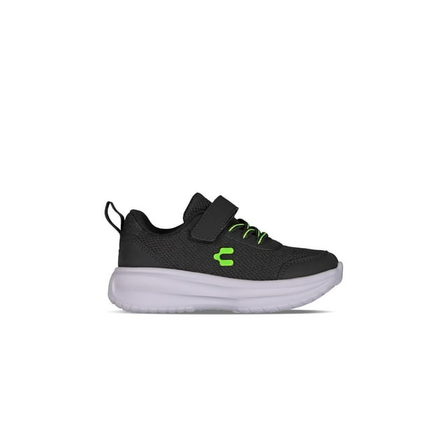 Tenis Niño CHARLY Deportivo Textil Ligero Ajustable negro 23