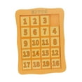 thumbnail image 3 of Yinanstore Number Puzzle Game Logical Game Math Educational Toy Sliding Block Game Wooden Number Slide Puzzle for Gift Exercise Birthday, 3 of 8