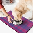 thumbnail image 2 of Dog Food Mat 17x30 Inch with Vintage Checkered Print, Durable Absorbent Pet Feeding Mat, Non-Slip, Quick Dry, Easy Clean Featuring Rustic Plaid and Retro Patterns, 2 of 4
