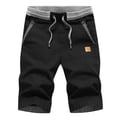 thumbnail image 2 of Pantalones de playa para hombre, de algodón puro, de secado rápido, pantalones cortos deportivos para hombre, pantalones de playa de talla grande, pantalones cortos grandes para hombre, 2 of 5