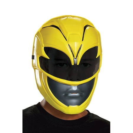 2017 Yellow Ranger Vacuform Child Mask
