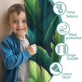 thumbnail image 3 of Blackout Kids Curtains,Tropical Palm Leaves in Hawaii Childrens Insulated Curtains Set Of 2,Bedroom Essentials,Toddler Room Decor 52x63in(132x160cm), 3 of 4