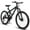 Black, variant on 27.5-Inch Full Suspension Mountain Bike, 21-Speed Disc Brakes, Steel Frame, Unisex for Adults-Black
