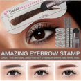 thumbnail image 4 of Eyebrow Stamp and Stencil Kit,Eyebrow Powder Stamp Shaping Makeup with 10 Reusable Brow Stencils&2 Eyebrow Brushes -, 4 of 4