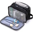 thumbnail image 5 of Bolsa organizadora de separación de ropa seca y húmeda con 3 compartimentos (negro), 5 of 5