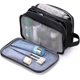 thumbnail image 5 of Bolsa organizadora de separación de ropa seca y húmeda con 3 compartimentos (negro), 5 of 5