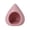 Pink, variant on OANLKGI Ceramic Hamster Hideout, Teardrop‑Shaped Hamster House and Habitat, Small Pet Cave House, Breathable Ceramic Sleeping Nest for Hamsters, Gerbils, Mice, Sugar Gliders Cage Decor