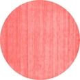 thumbnail image 1 of Ahgly Company Indoor Round Abstract Red Contemporary Area Rugs, 3' Round, 1 of 4