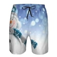 thumbnail image 3 of Goofa Christmas Snowman In The Snow Printed Mens Swim Trunks Summer Quick Dry Short Beach Swimwear Bathing Suits-X-Large, 3 of 9
