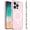 Pink, variant on For Apple iPhone 16 Pro Max (6.9") MagSafe Compatible Glitter Shiny Sparkle Bling TPU Rubber Hard PC Back Hybrid Frame Cover ,Xpm Phone Case [ Clear ]