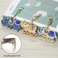 thumbnail image 3 of 5D DIY Diamond Painting Keyring Rhinestone Painting Embroidery Key Ring Double Sided Drill, Elephant, 3 of 8