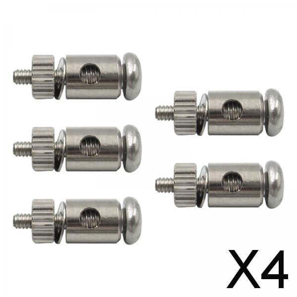 4x Conectores de Varilla de Empuje de 2,0 Mm Conector de Servo Ajustable de Tope de Enlace para Barcos RC, Apto para Varilla de Empuje de 1,8 Mm Y 2 M 4 piezas