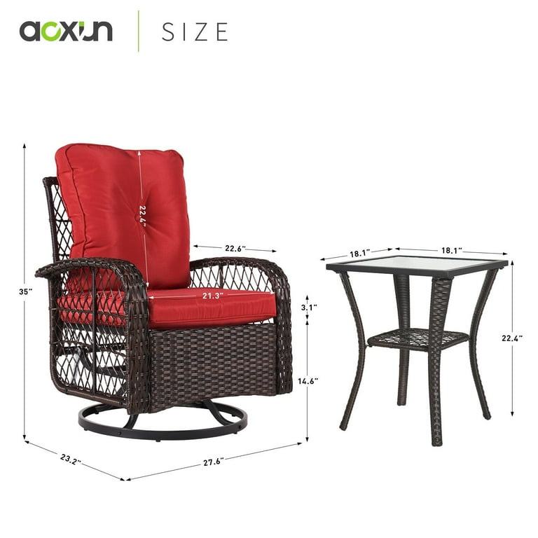 Swivel rocker patio chairs walmart hotsell