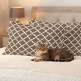 thumbnail image 3 of Brown Moroccon Outdoor Waterproof Pillow Covers, Retro Country Minimalist Abstract Motifs Decorative Rectangle Throw Pillowcase Sofa Cushion Sham for Patio/Couch/Chair, 20"x12" 2 Pack, 3 of 8