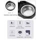 thumbnail image 5 of Billuyoard Dropshipping Cenicero portátil de pared de acero inoxidable bolsillo soportes para humo taza de almacenamiento para inodoro hogar Oficina caja Juegos de accesorios de baño negro Billuyoard HA007053-01, 5 of 6