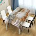 thumbnail image 4 of Yayeee Tablecloths 60" x 90" Rectangle Wrinkle Resistant Party Table Cover, Cute Halloween Pumpkins, 4 of 8