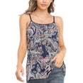 thumbnail image 4 of MISS COCOLI Camisole with Built in Bra for Women Plus Size Casual Loose Tank Tops Sleeveless Shirts Flowy Tops(XL-4XL）, 4 of 6