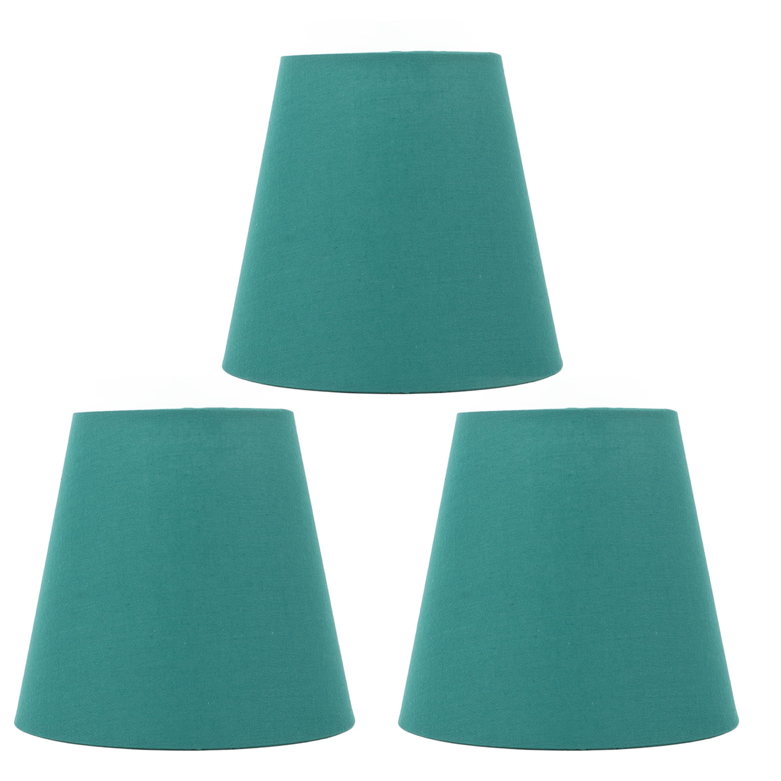 E14 Lampshade Set Of 3, Durable Cloth, Reduces Glare, Fits Most Chandeliers, 5.1" Height
