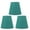 Dark Green, variant on Rupoun 3-Piece Cloth Fabric Lampshade Set, E14 Intervention Type Empire Dust Cover for Modern Bedroom Bedside and Wall Lamps, 5.5 inches / 14 cm Base Diameter, Pea Green