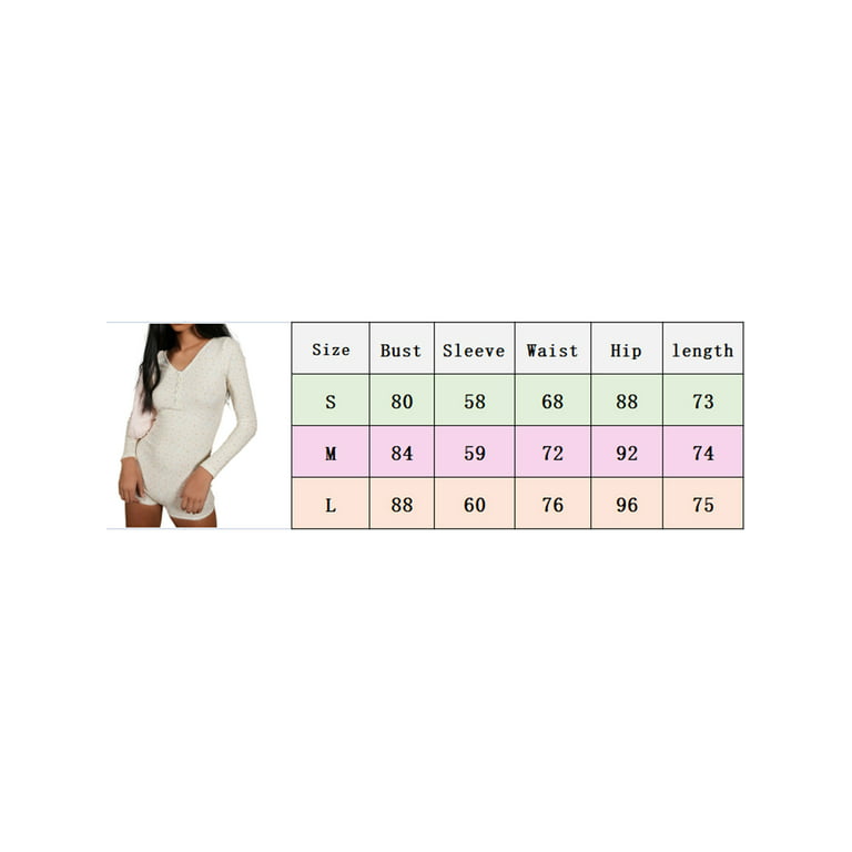 Huakaishijie Women's Trendy Playsuit Floral Print Button Front Long Sleeve  Tight Jumpsuits Rompers 