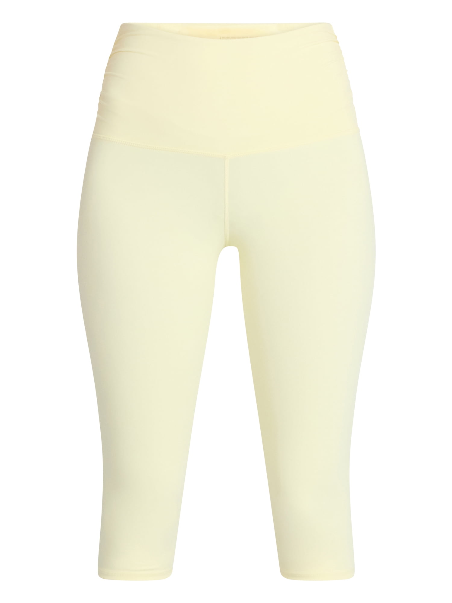 Avia Women's Side Ruched Color Capri, Sizes XS-XXXL