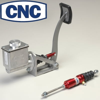 Floor Mounting Kit - Cnc Red Floor Mount Clutch Pedal Assembly Kit Tall 3/4 Inch Master Cylinder And Slave Cylinder