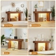 thumbnail image 6 of 63-Inch Long Console Table with Sensor Light, Farmhouse Entryway Table, Wooden Rectangular Sofa Table Behind Couch for Entrance, Hallway, Living Room, 6 of 8