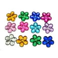 thumbnail image 6 of EOEMY 200 Acrylic Flatback Flower Rhinestone Gem 15mm Various Color Diy Embellishments-Hot Pink, 6 of 7