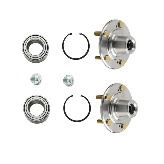 Maxpeedingrods Front Left & Right Wheel Hub Bearing Assembly For Honda Civic 06-15 Si Submodel