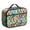 Colorful white, variant on French Bulldog and Sunflower Insulated Lunch Bag Teens,Bento School Lunch Bag for Teens for Work,Picnic or Travel 10.6x7.7x4.3 Inches,12 Can Capacity