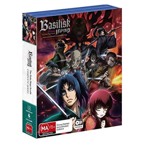 Basilisk: The Ouka Ninja Scrolls (Série Complète) - Coffret de 8 Disques (Basilic: Ouka Ninpouchou ) (Blu-Ray & DVD Combo) [ Blu-Ray, Reg.A/B/C Import - Australie ]