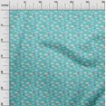 thumbnail image 2 of oneOone Viscose Jersey Fabric Insect|Balloon & Clouds Nature Print Fabric by The Yard 60 Inch Wide, 2 of 4