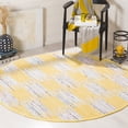 thumbnail image 2 of SAFAVIEH Montauk Eglantine Checkered Cotton Runner Rug, Yellow/Multi, 2'3" x 7', 2 of 10