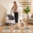 thumbnail image 6 of Homall Open-Top Automatic Cat Litter Box, Self-Cleaning, No App, Multi-Cat Use, Easy Clean, 6 of 8