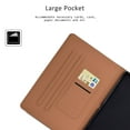 thumbnail image 6 of Allytech iPad 7th Generation Case iPad 10.2 inch Cover 2019 10.2" iPad Case, Brown Shockproof PU Leather Slim Stand Sleeve Card/Pencil Holder Folio Shell Auto Sleep/Wake Cover for Apple iPad 7,Brown, 6 of 8
