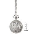 thumbnail image 4 of 1800s Morgan Silver Dollar Pocket Watch, 4 of 4