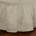 thumbnail image 4 of Adjustable Baratta Stitch Embroidered Bed Skirt by Easy Fit, 4 of 9