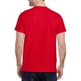 thumbnail image 3 of Gildan Short Sleeve T-Shirt -GR50, Men's Crew Neck Tee 100% Heavy CottonT-Shirt, (XL, Red), 3 of 5